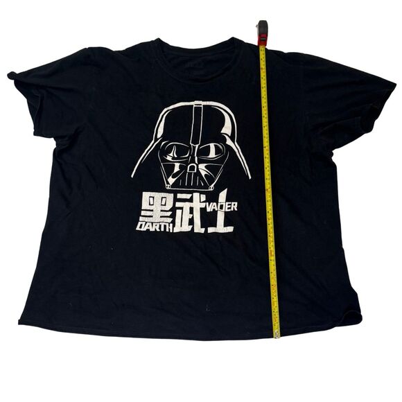 Star Wars T Shirt Black Short Sleeve - Darth Vader Helmet Mandarin - Large - Picture 4 of 7